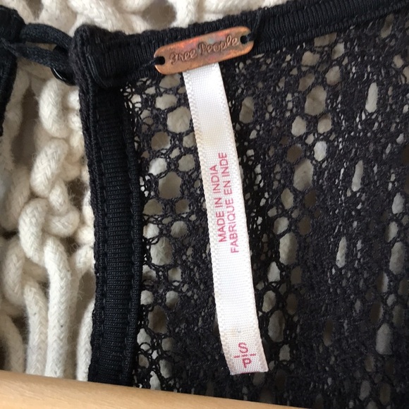 Free people beaded empire waist sleeveless top - Picture 4 of 6